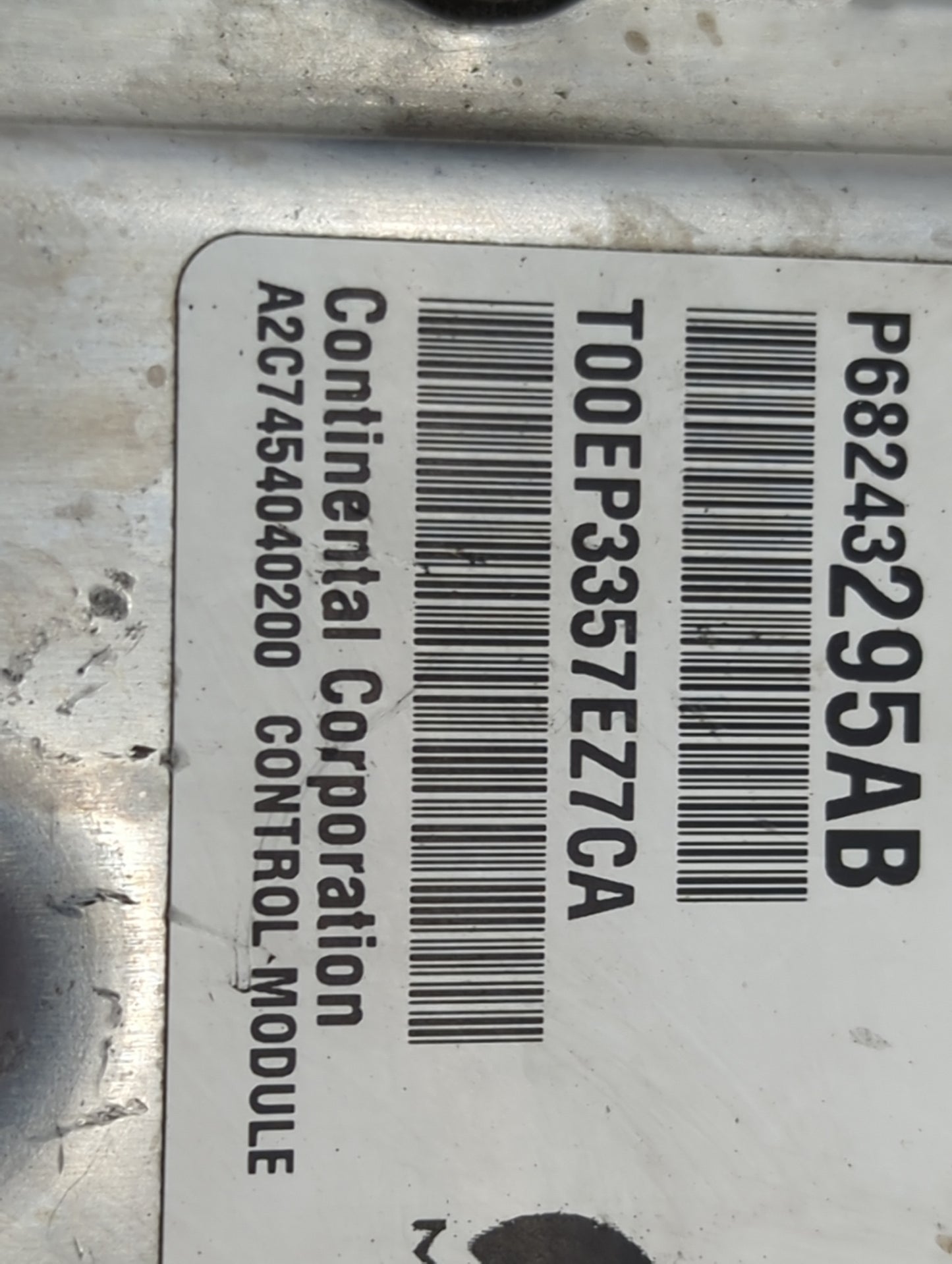 2018 Dodge Caravan PCM Engine Control Computer ECU ECM PCU OEM P/N:P68243295AB T00EP3357EZ7CA Fits Fits 2016 2017 2019 2020 