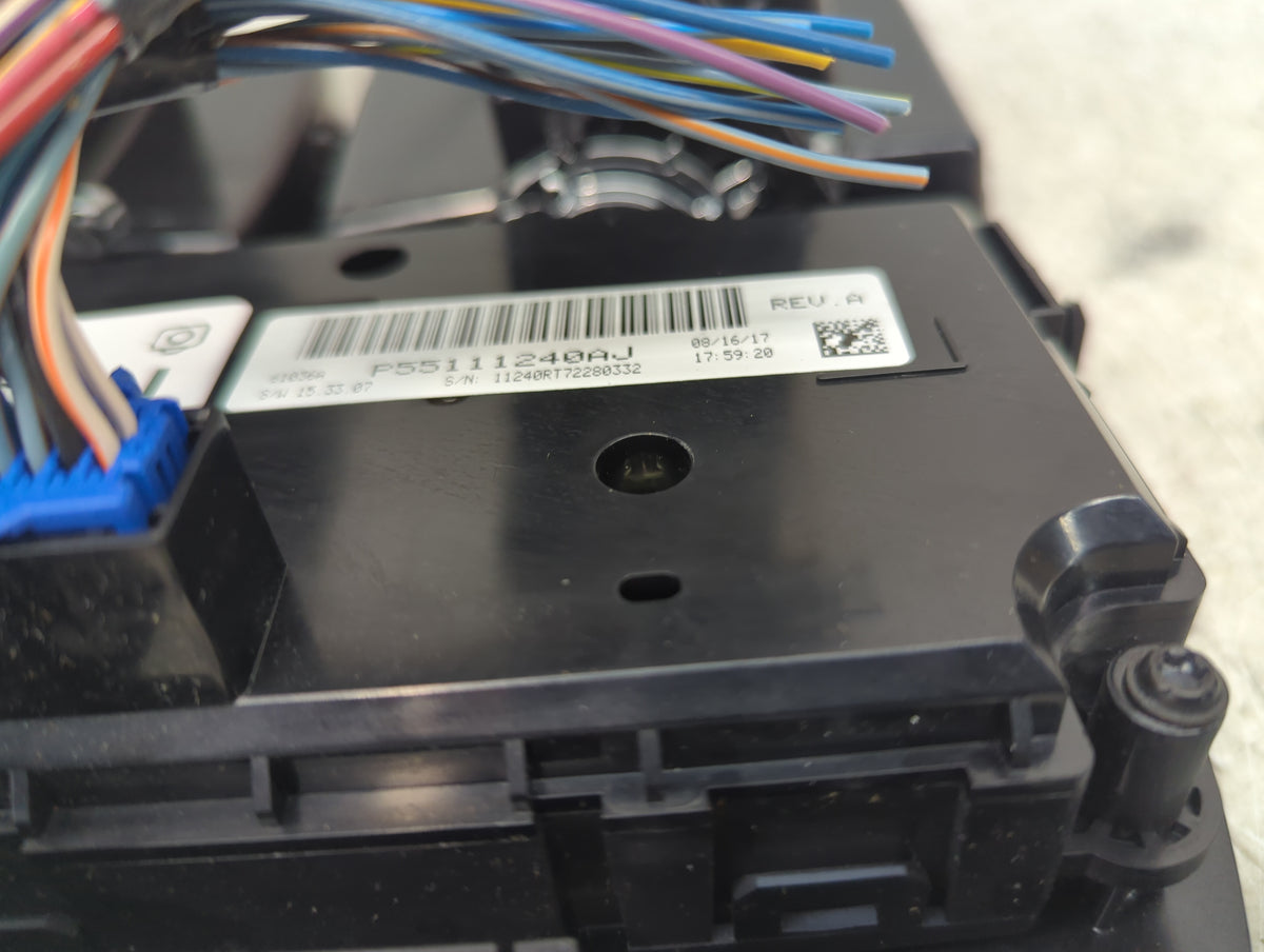 2018 Dodge Caravan Climate Control Module Temperature AC/Heater Replacement P/N:P55111240AJ Fits OEM Used Auto Parts - Oemus