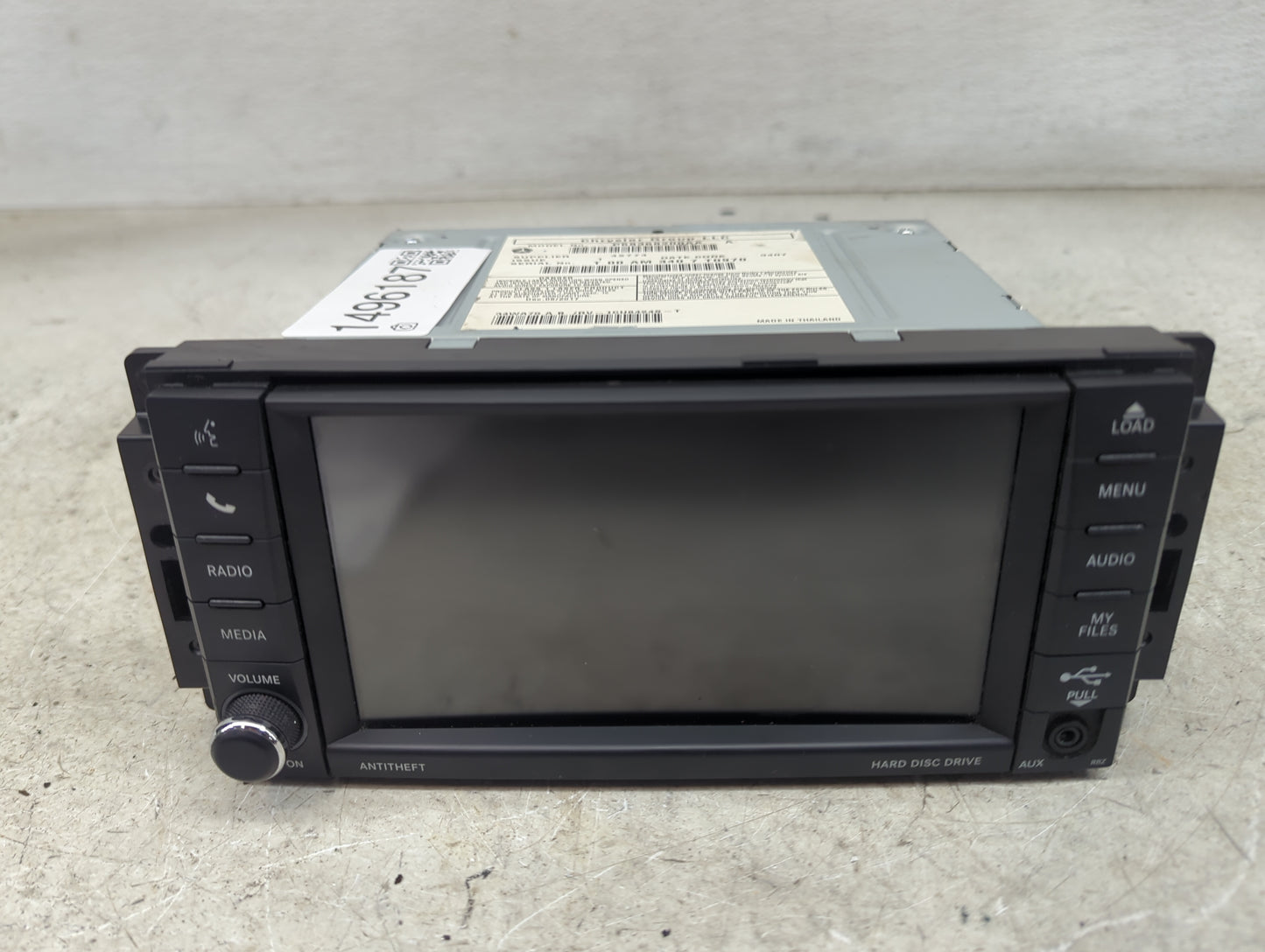 2018 Dodge Caravan Radio AM FM Cd Player Receiver Replacement P/N:P68368200AA Fits Fits 2012 2013 2014 2015 2016 2017 2019 2