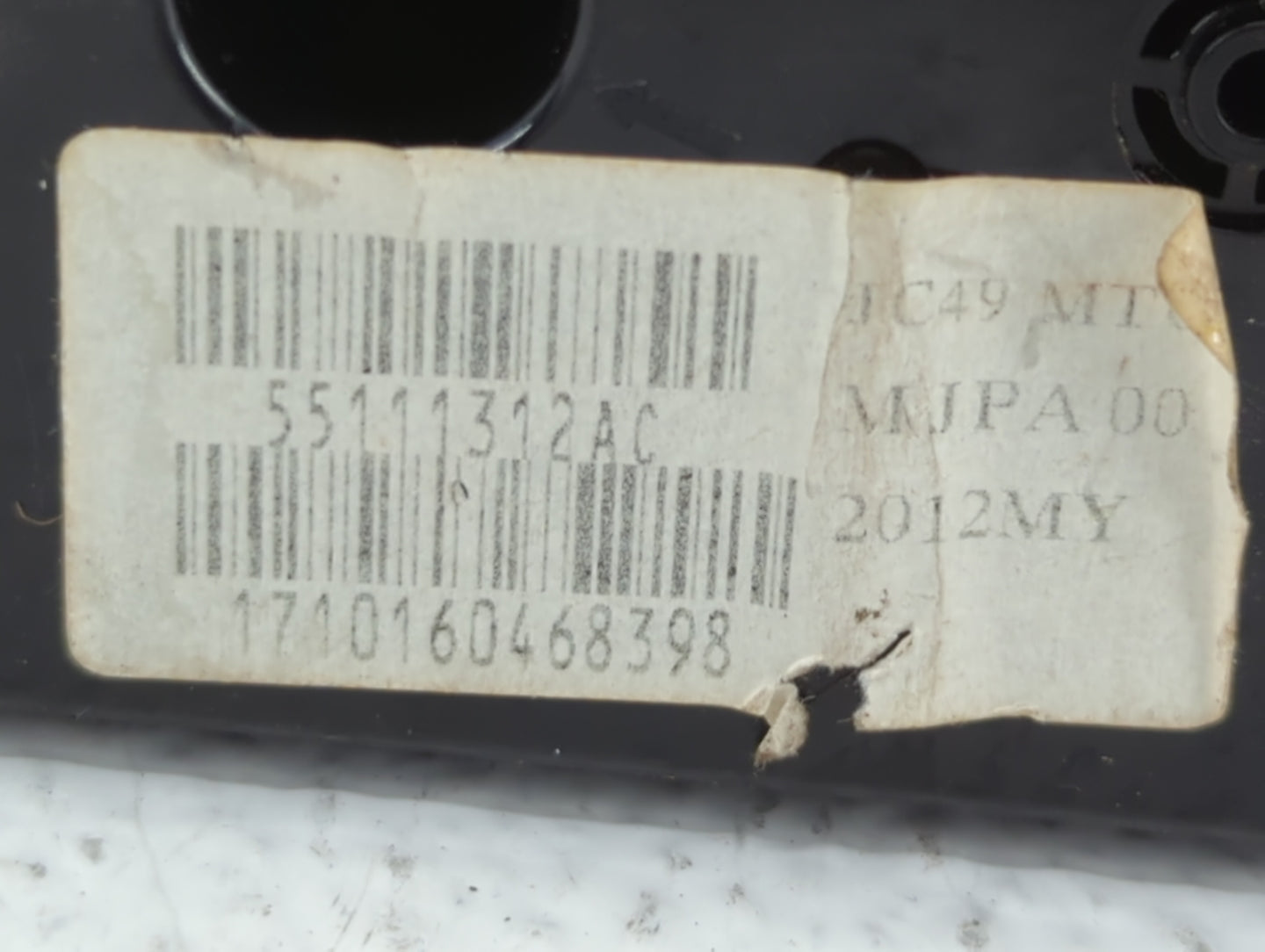 2018 Dodge Caravan Climate Control Module Temperature AC/Heater Replacement P/N:55111312AB 55111312AC Fits OEM Used Auto Par