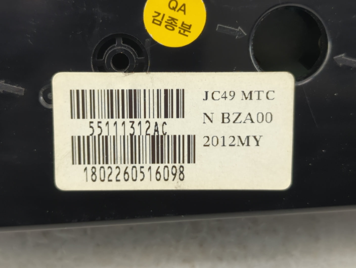 2018 Dodge Caravan Climate Control Module Temperature AC/Heater Replacement P/N:55111312AB 55111312AC Fits OEM Used Auto Par