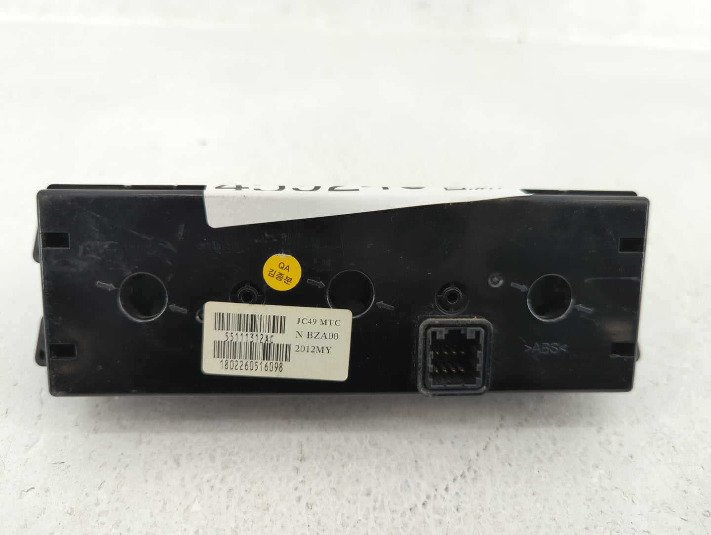 2018 Dodge Caravan Climate Control Module Temperature AC/Heater Replacement P/N:55111312AB 55111312AC Fits OEM Used Auto Par