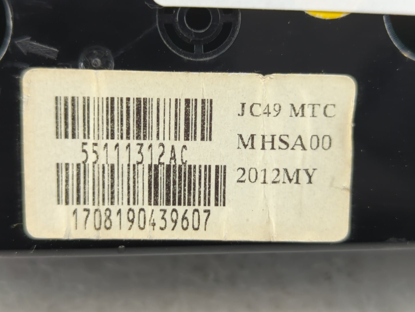 2018 Dodge Caravan Climate Control Module Temperature AC/Heater Replacement P/N:55111312AB 55111312AC Fits OEM Used Auto Par
