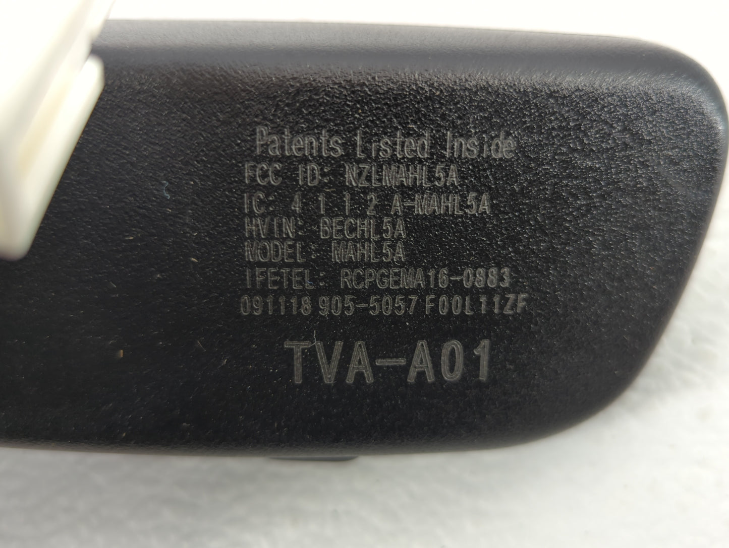 2018 Dodge Caravan Interior Rear View Mirror Replacement OEM P/N:091118 905-5057 Fits Fits 2019 2020 OEM Used Auto Parts - O