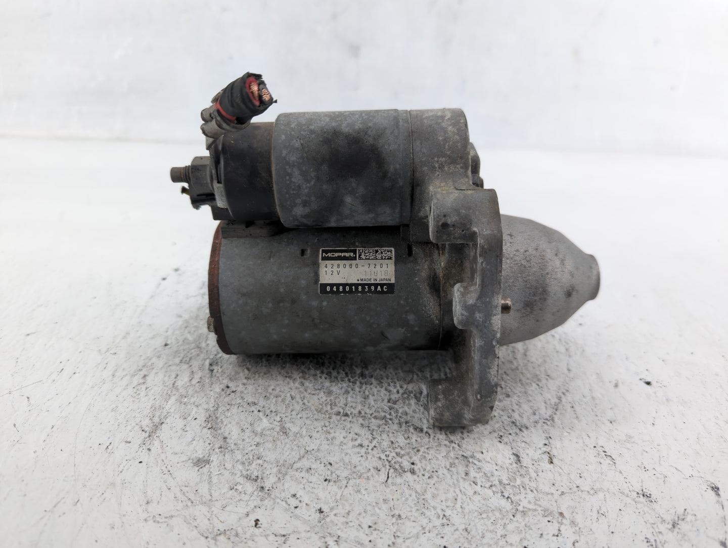 2018 Dodge Caravan Car Starter Motor Solenoid OEM P/N:04801839AC 428000-7201 Fits OEM Used Auto Parts - Oemusedautoparts1.co