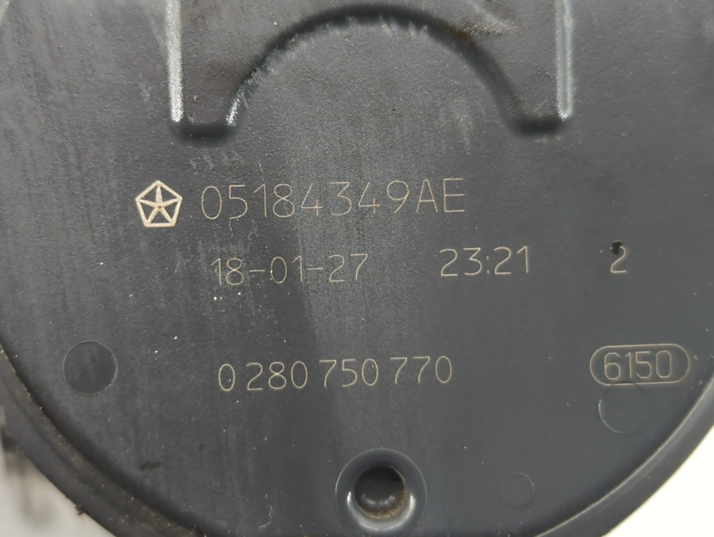 2018 Dodge Caravan Throttle Body P/N:05184349AE Fits Fits 2011 2012 2013 2014 2015 2016 2017 2019 2020 2021 2022 OEM Used Au