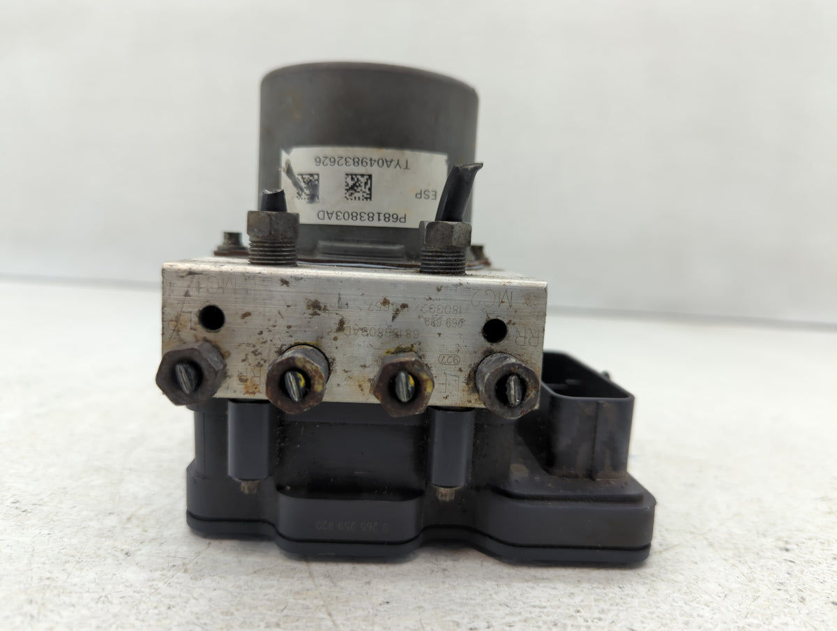 2018 Dodge Caravan Anti-Lock Brake ABS Pump Module Actuator OEM P/N:68183803AD Fits Fits 2015 2016 2017 2019 2020 OEM Used A