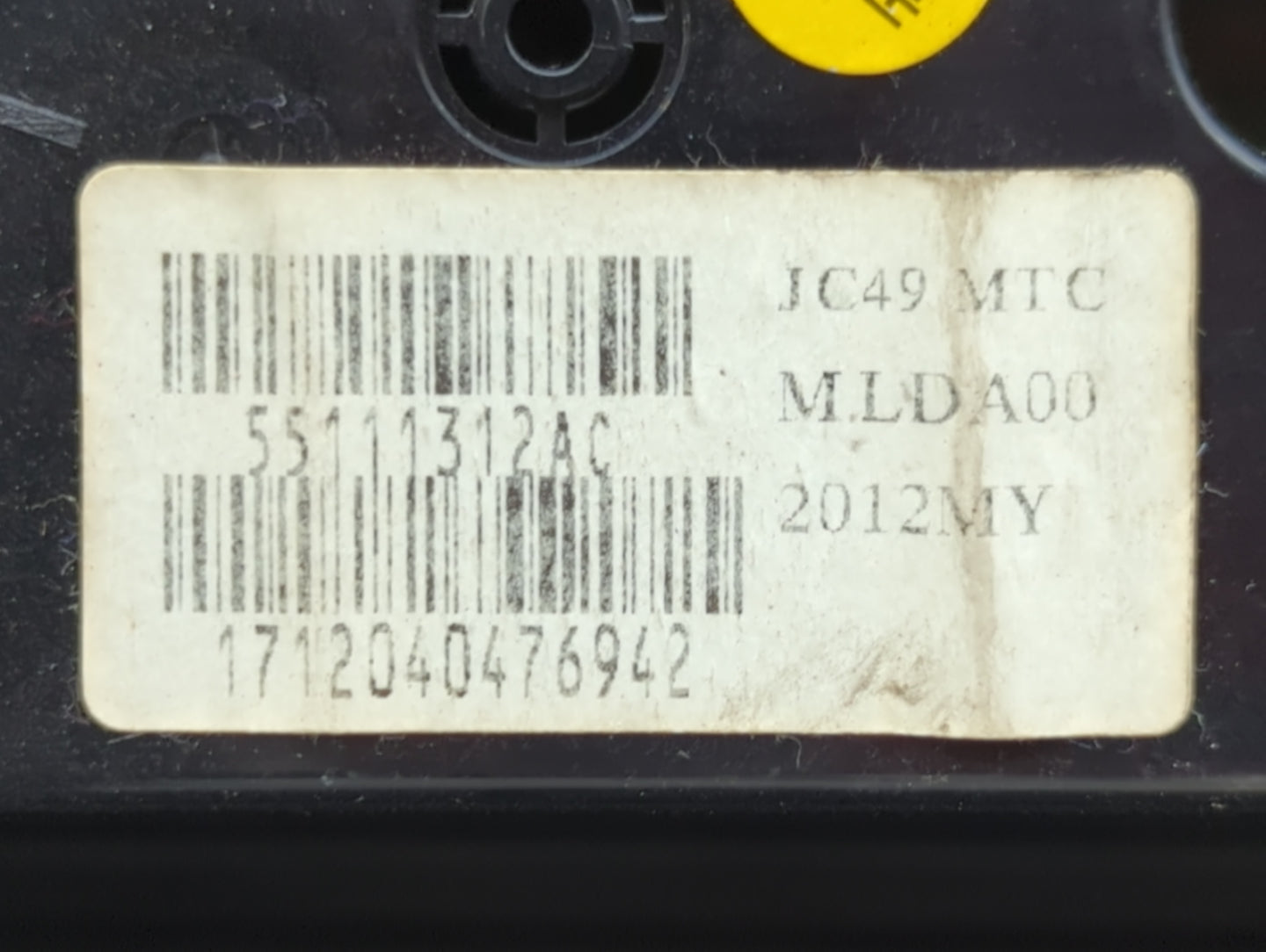 2018 Dodge Caravan Climate Control Module Temperature AC/Heater Replacement P/N:JC49-MTC 55111312AC Fits OEM Used Auto Parts