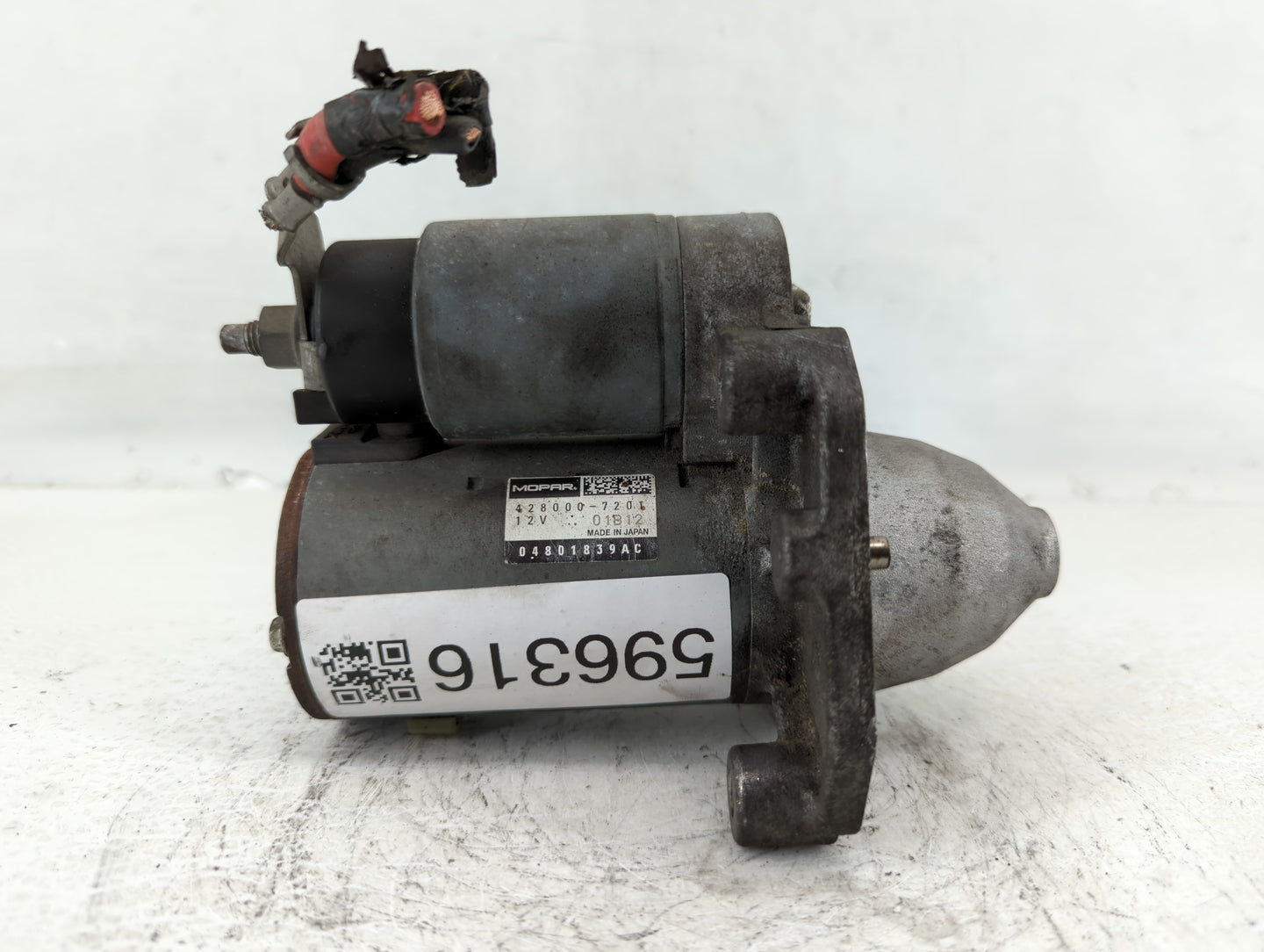 2018 Dodge Caravan Car Starter Motor Solenoid OEM P/N:04801839AC 428000-7201 Fits OEM Used Auto Parts - Oemusedautoparts1.co