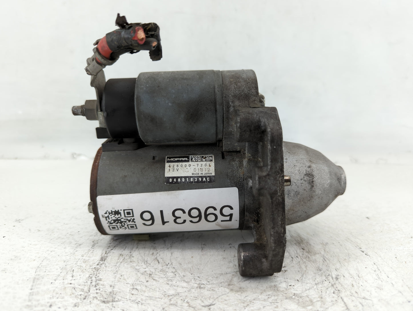 2018 Dodge Caravan Car Starter Motor Solenoid OEM P/N:04801839AC 428000-7201 Fits OEM Used Auto Parts - Oemusedautoparts1.co