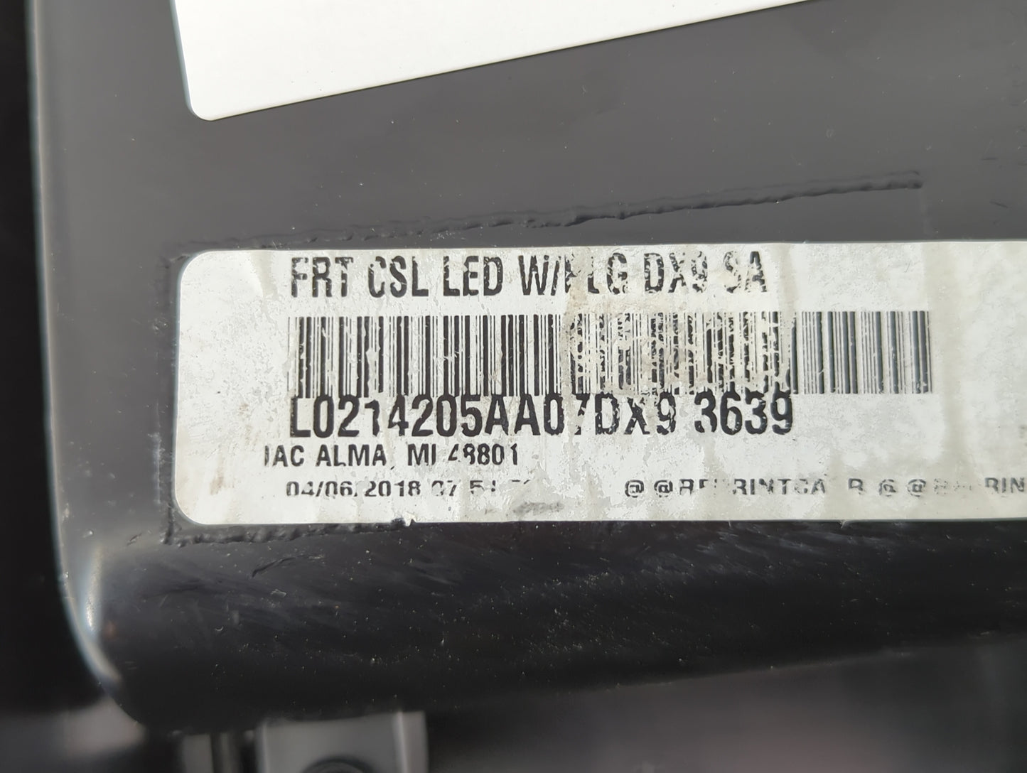 2018 Dodge Caravan Overhead Roof Console - Oemusedautoparts1.com