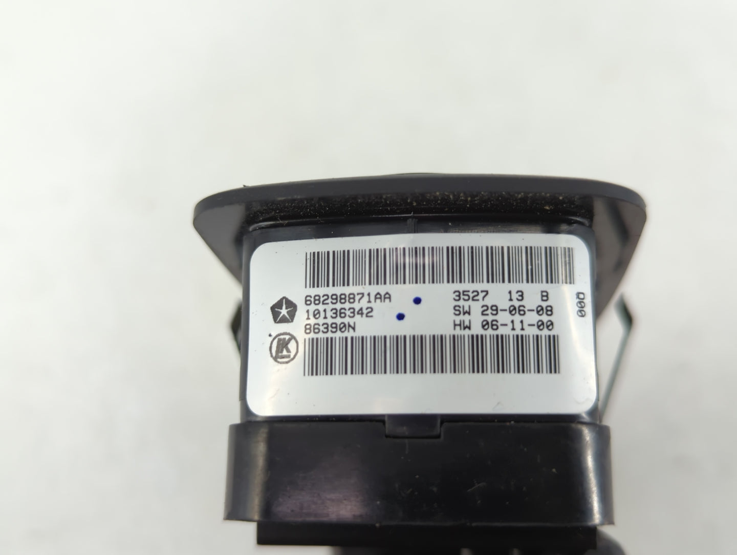 2018 Dodge Caravan Master Power Window Switch Replacement Driver Side Left P/N:68298871AA Fits OEM Used Auto Parts - Oemused