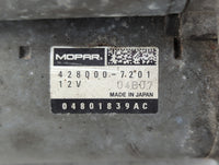 2018 Dodge Caravan Car Starter Motor Solenoid OEM P/N:04801839AC 428000-7201 Fits OEM Used Auto Parts - Oemusedautoparts1.co