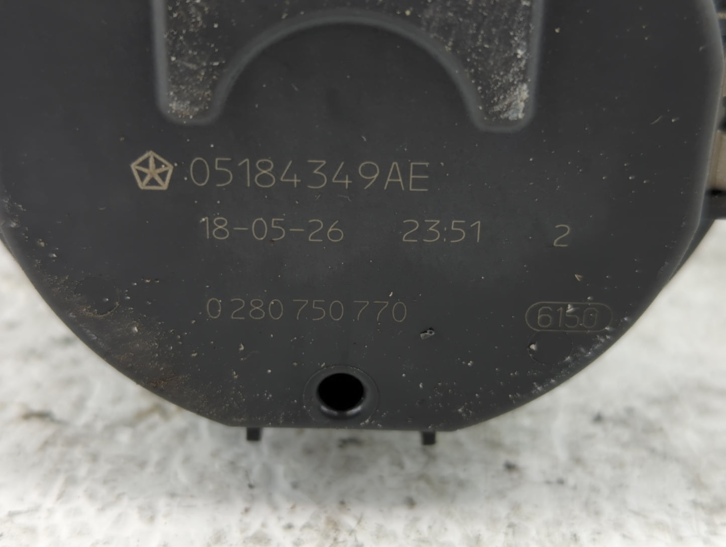 2018 Dodge Caravan Throttle Body P/N:0 280 750 770 05184349AE Fits Fits 2011 2012 2013 2014 2015 2016 2017 2019 2020 2021 20