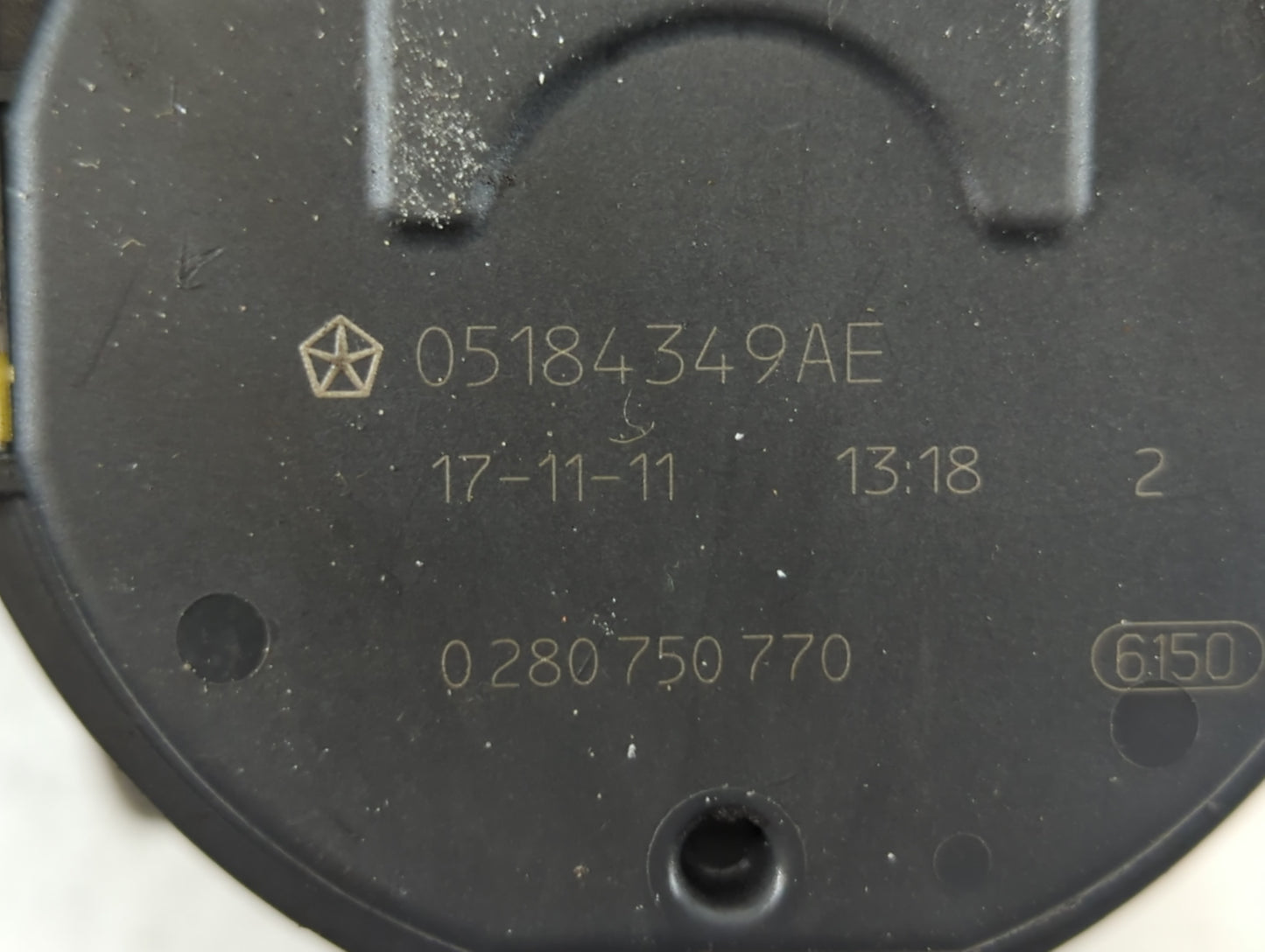 2018 Dodge Caravan Throttle Body P/N:0 280 750 770 05184349AE Fits Fits 2011 2012 2013 2014 2015 2016 2017 2019 2020 2021 20