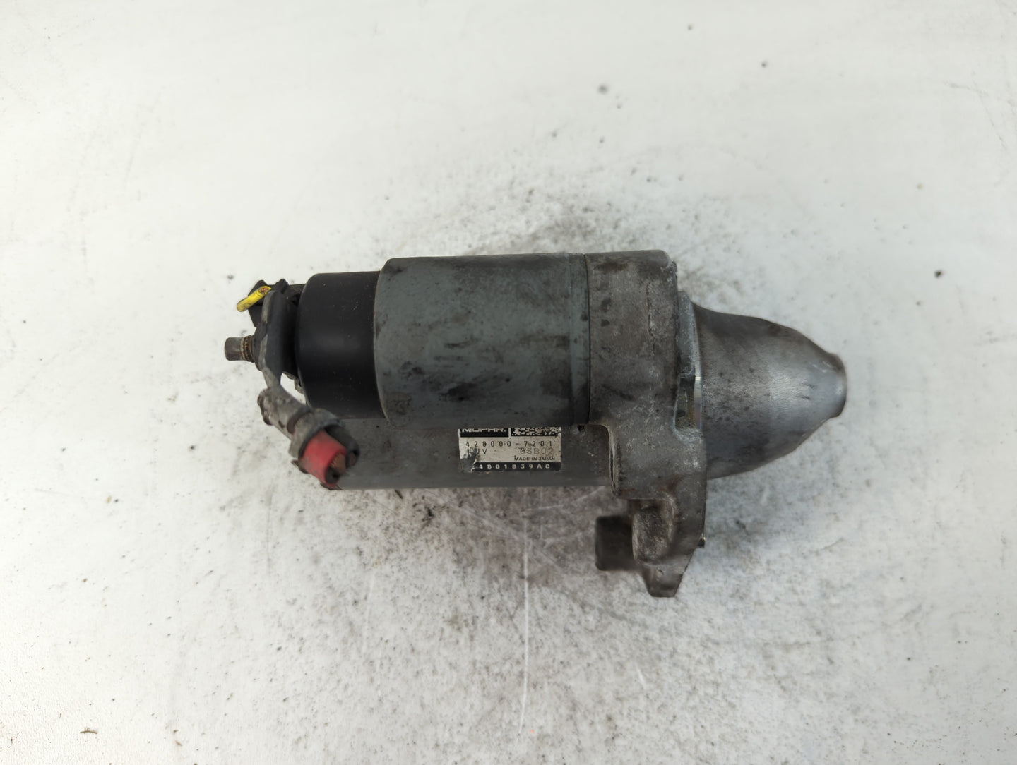 2018 Dodge Caravan Car Starter Motor Solenoid OEM P/N:428000-7201 Fits Fits 2011 2012 2013 2014 2015 2016 2017 2019 2020 202