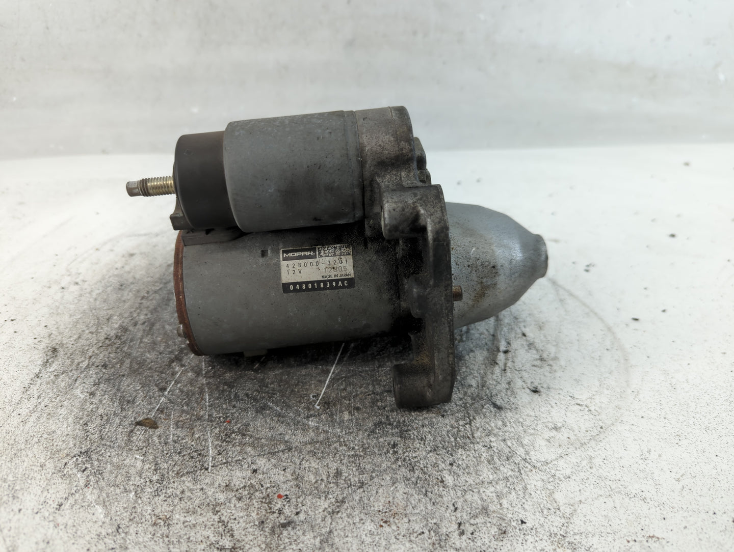 2018 Dodge Caravan Car Starter Motor Solenoid OEM P/N:04801839AC 428000-7201 Fits OEM Used Auto Parts - Oemusedautoparts1.co