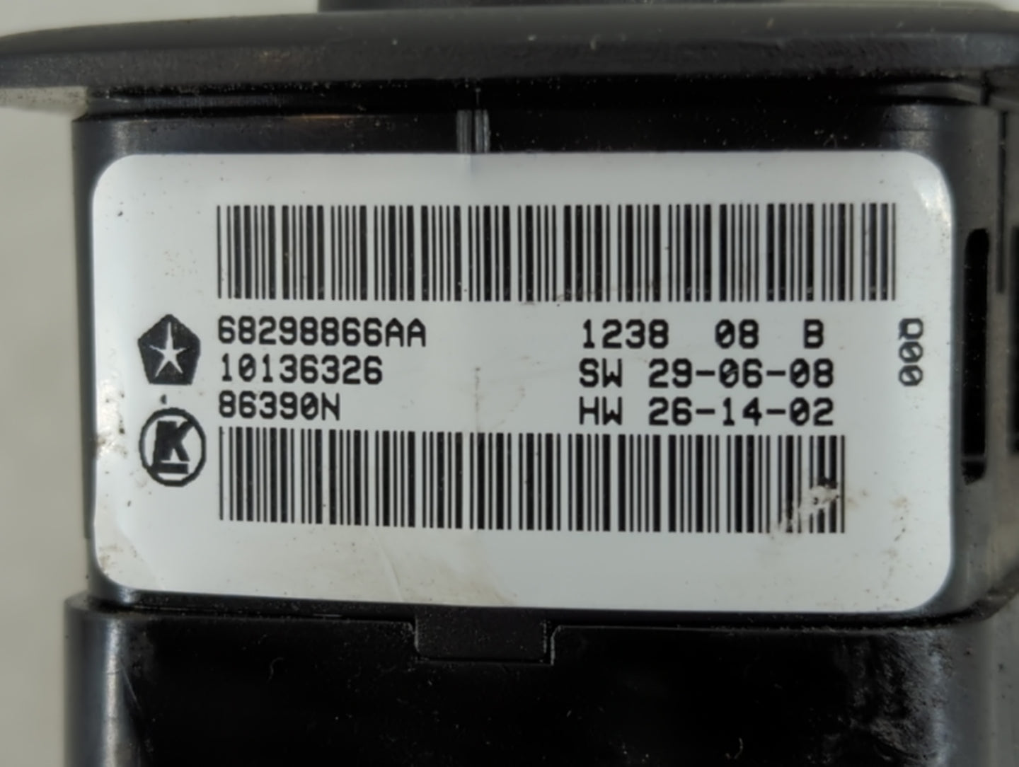 2018 Dodge Caravan Master Power Window Switch Replacement Driver Side Left P/N:68298866AA Fits Fits 2016 2017 2019 2020 OEM 