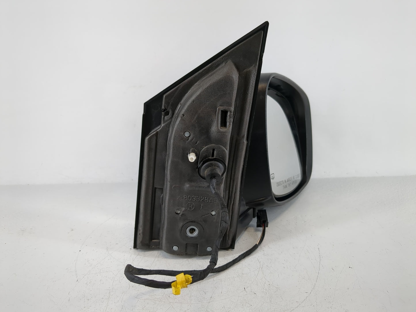 Dodge Caravan Passenger Right Side View Manual Door Mirror Dark Gray - Oemusedautoparts1.com