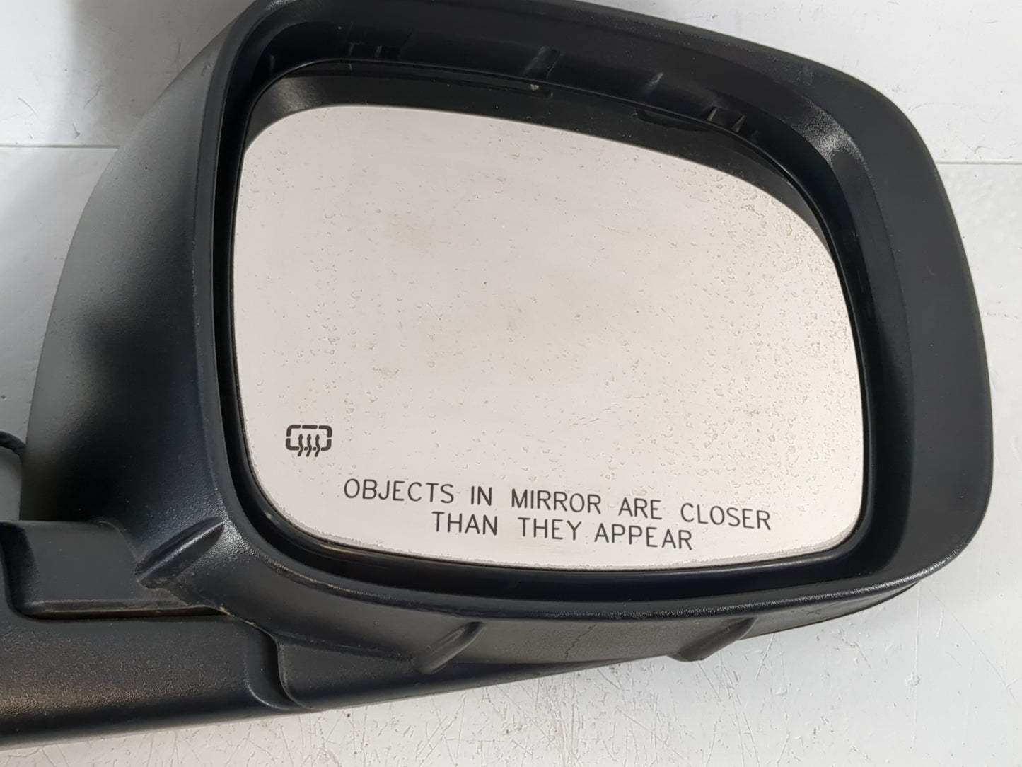 Dodge Caravan Passenger Right Side View Manual Door Mirror Dark Gray - Oemusedautoparts1.com