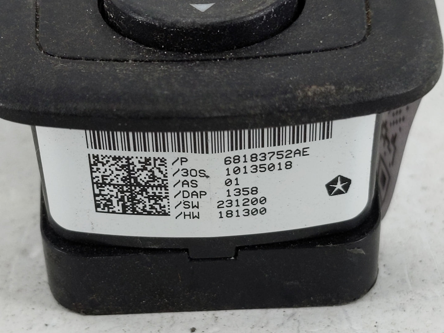 2015-2022 Dodge Challenger Master Power Window Switch Replacement Driver Side Left P/N:68183752AE 68183752AF Fits OEM Used A