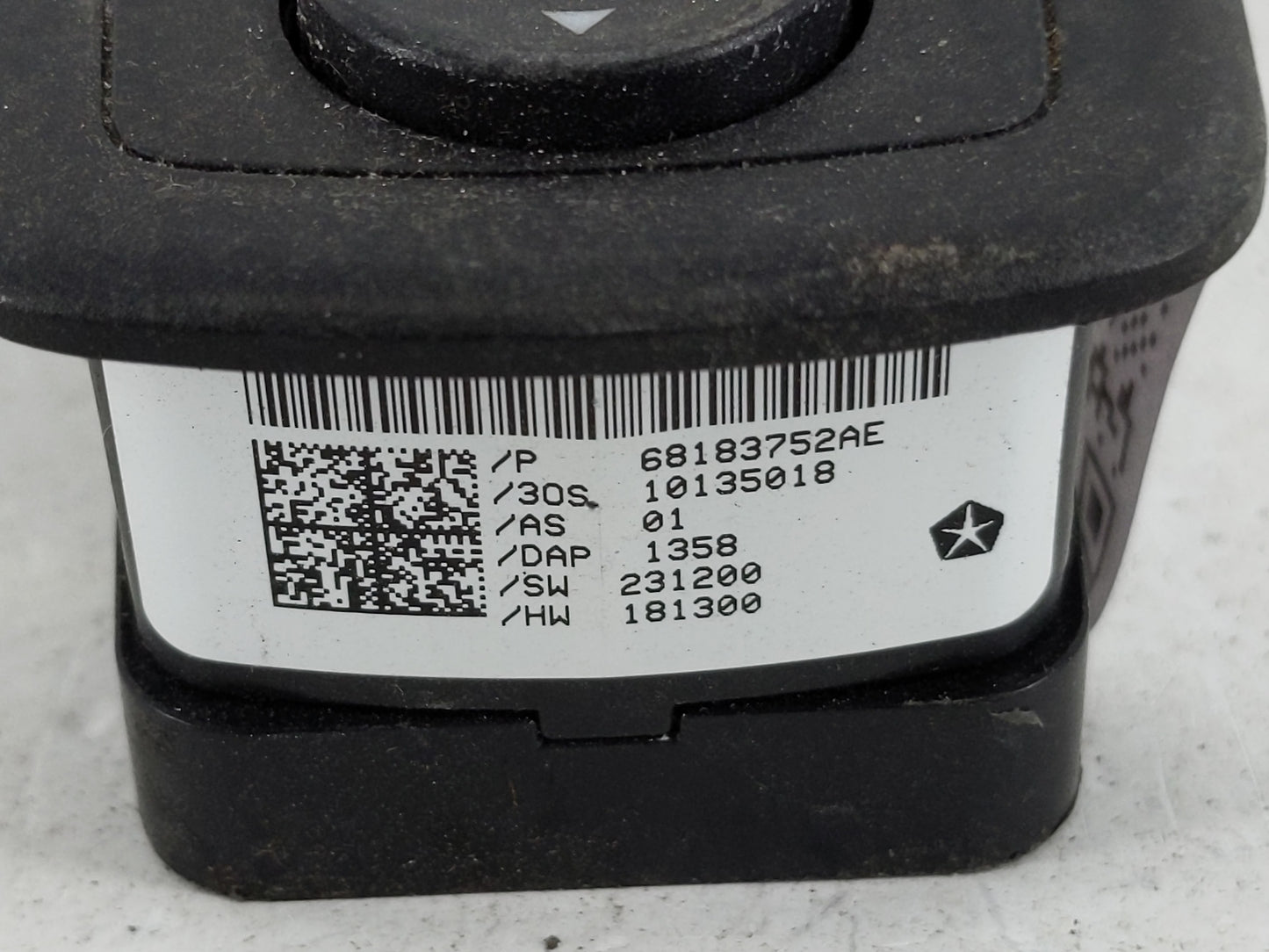 2015-2022 Dodge Challenger Master Power Window Switch Replacement Driver Side Left P/N:68183752AE 68183752AF Fits OEM Used A
