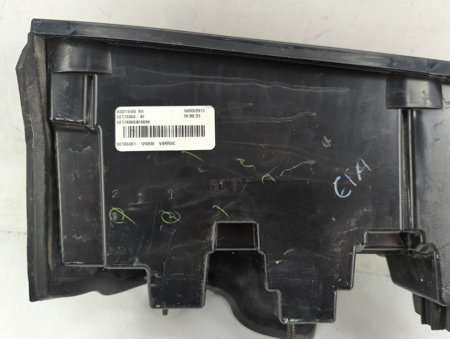 2015-2022 Dodge Challenger Tail Light Assembly Passenger Right OEM P/N:68174068-AF Fits OEM Used Auto Parts - Oemusedautopar