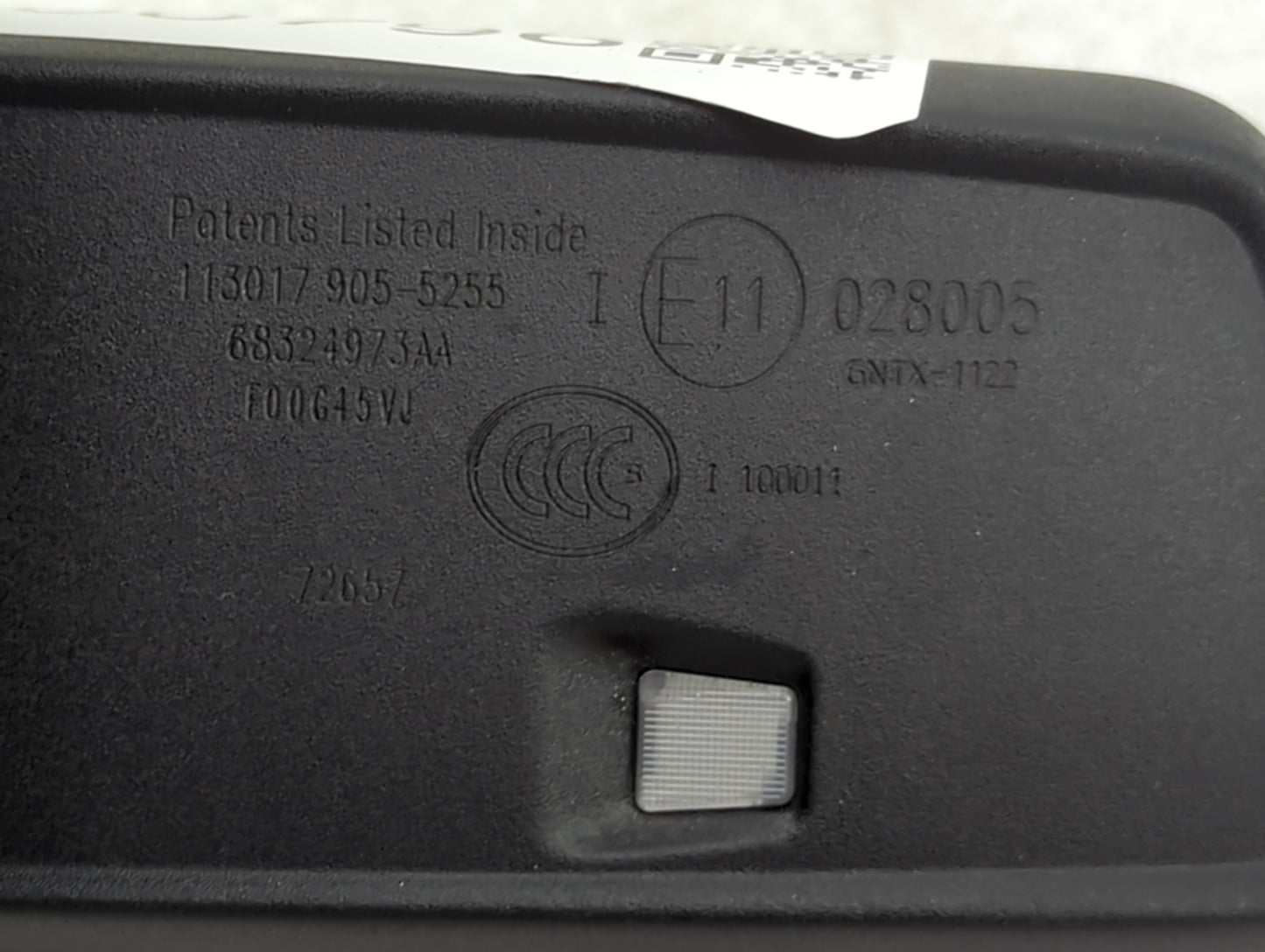2019-2022 Dodge Challenger Interior Rear View Mirror Replacement OEM P/N:E11028005 Fits Fits 2017 2018 2019 2020 2021 2022 O