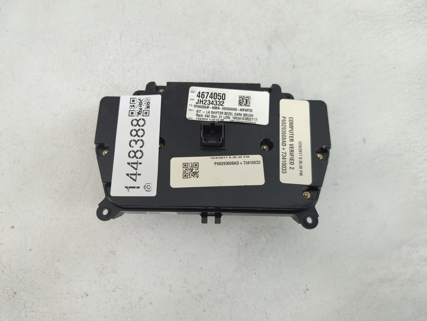 2017-2018 Dodge Challenger Climate Control Module Temperature AC/Heater Replacement P/N:P68293608AD 73410033 Fits Fits 2017 