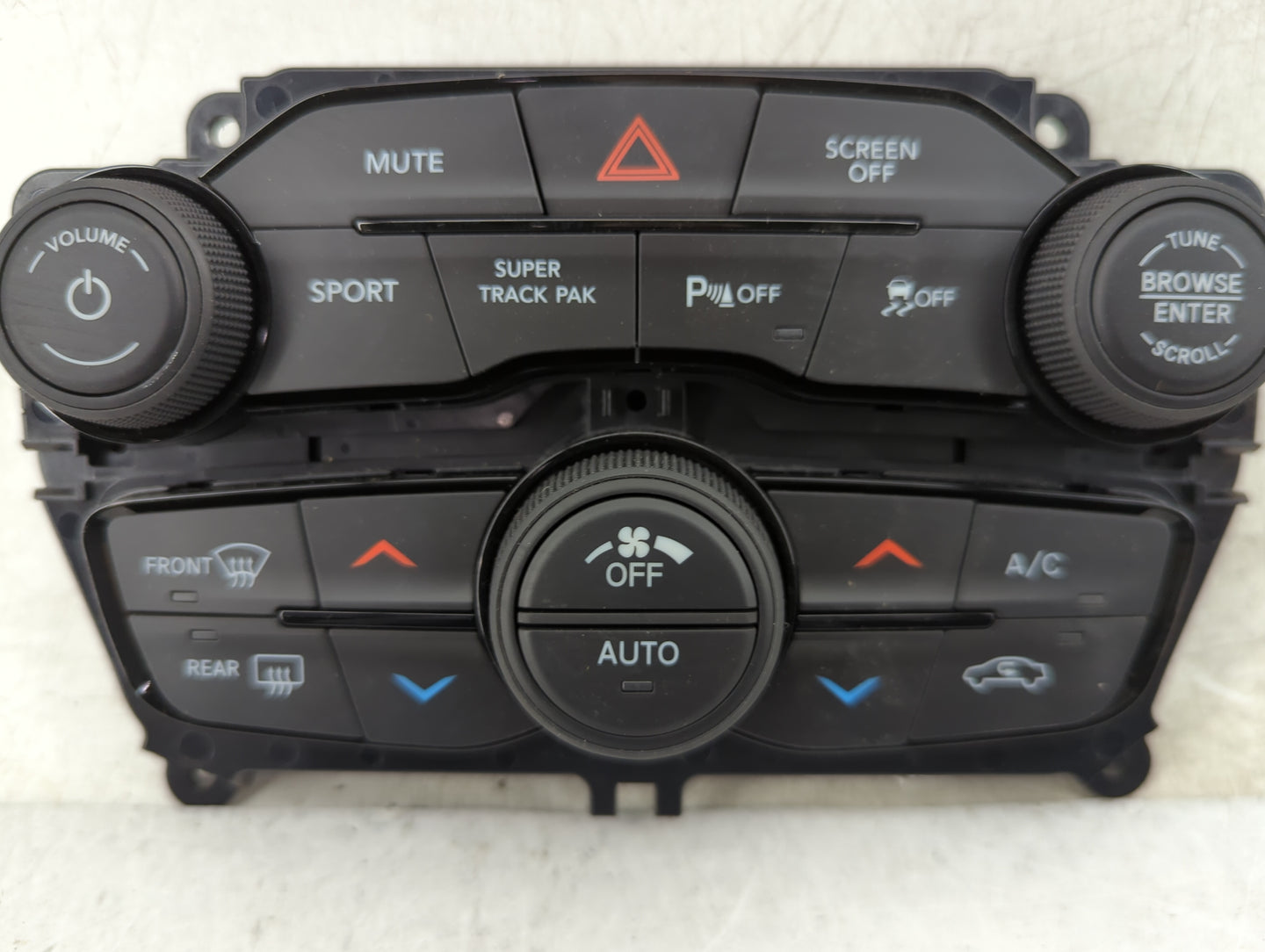 2018 Dodge Challenger Climate Control Module Temperature AC/Heater Replacement P/N:68293608AD P68293608AD, 73410036 Fits OEM