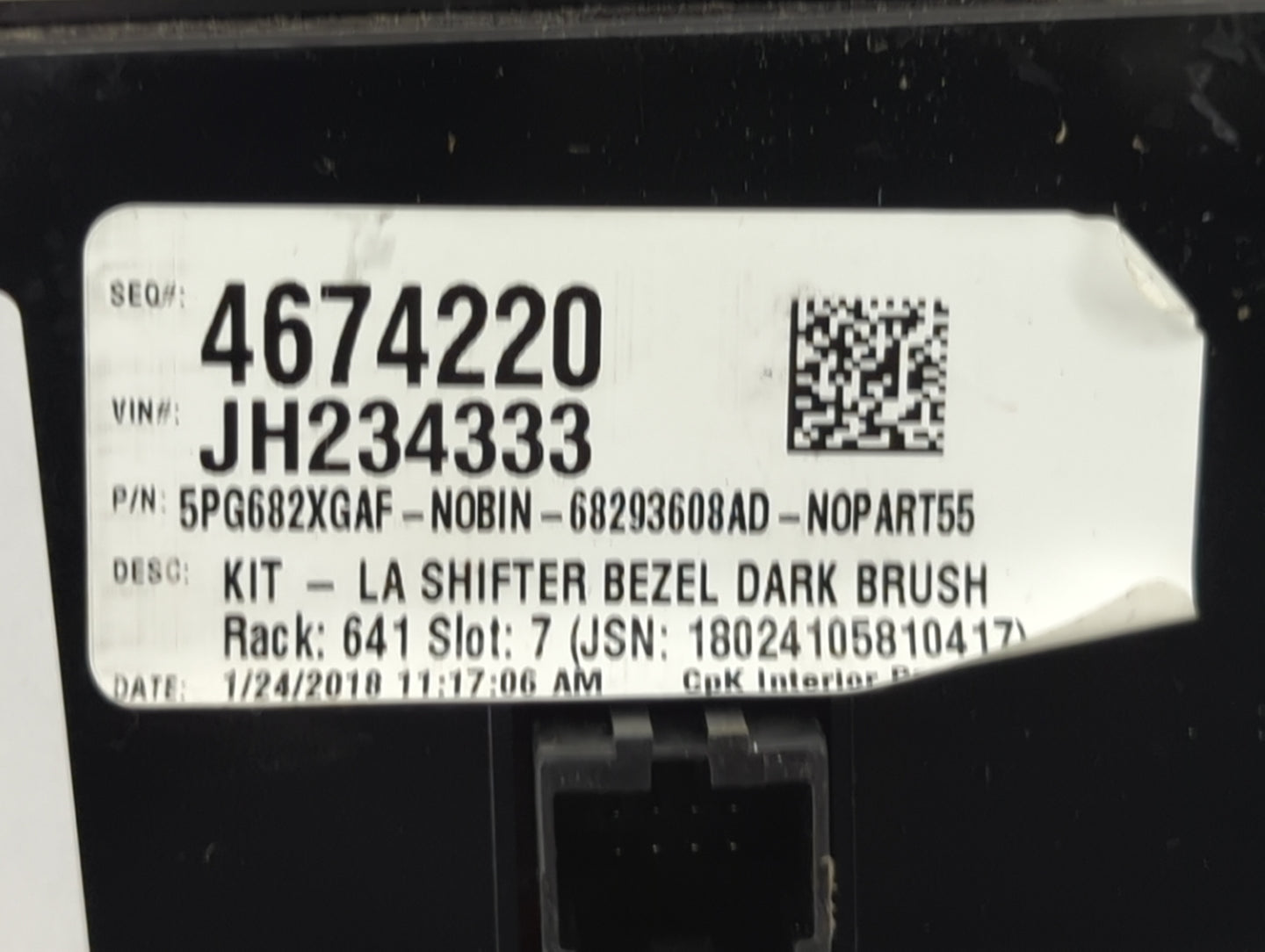 2018 Dodge Challenger Climate Control Module Temperature AC/Heater Replacement P/N:68293608AD P68293608AD, 73410036 Fits OEM