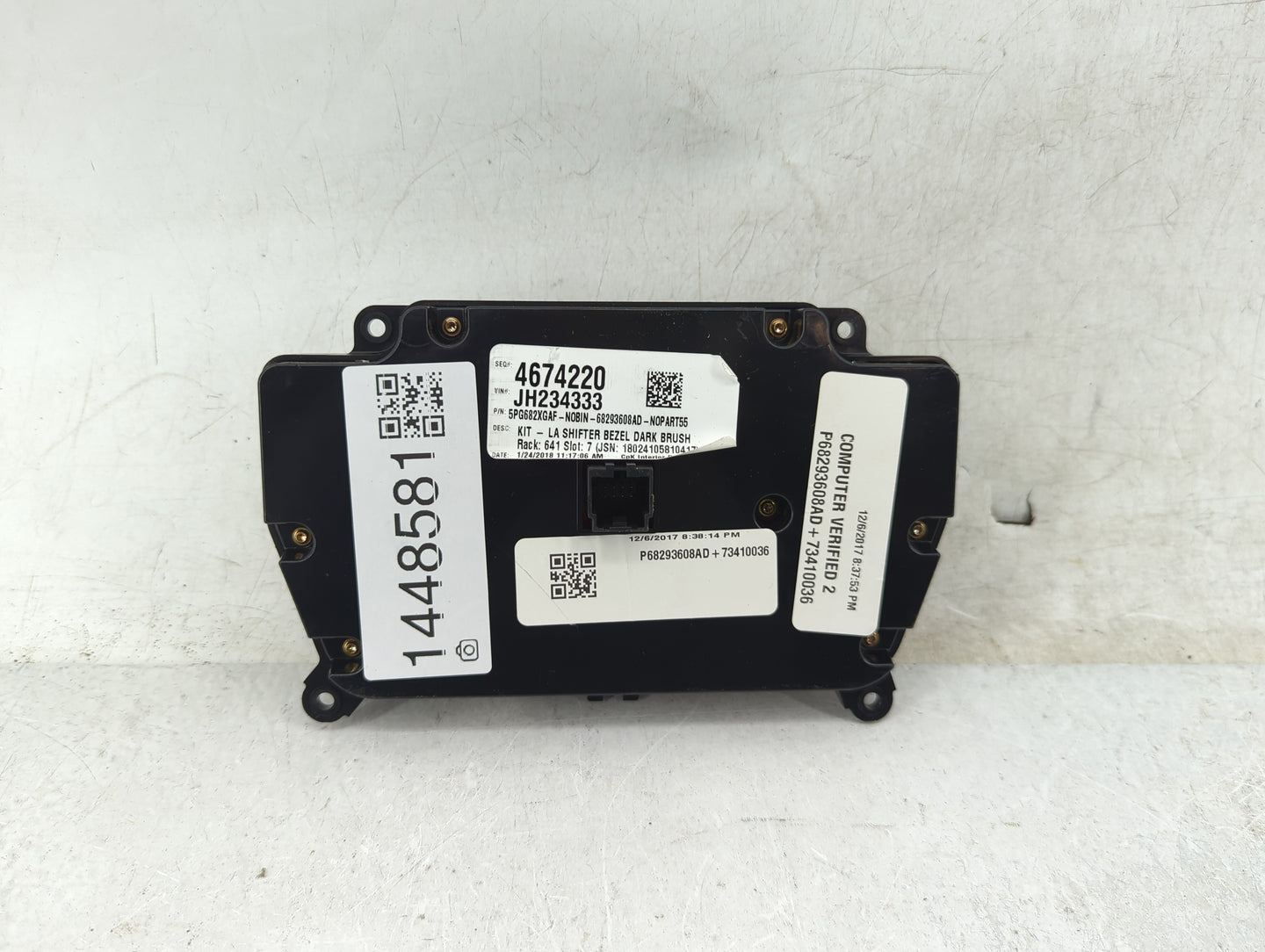 2018 Dodge Challenger Climate Control Module Temperature AC/Heater Replacement P/N:68293608AD P68293608AD, 73410036 Fits OEM