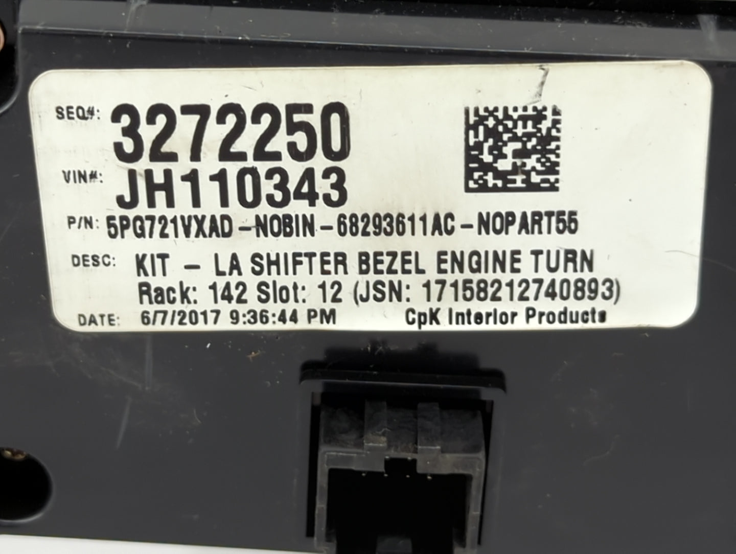 2016 Dodge Challenger Climate Control Module Temperature AC/Heater Replacement P/N:P68293611AC 68293611AC, 5PQ721VXAD Fits O