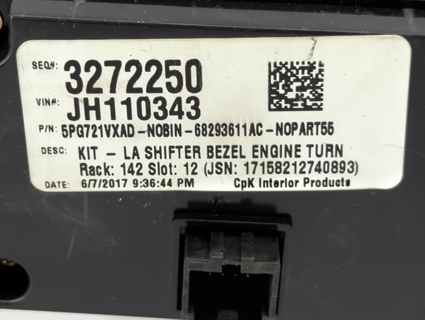2016 Dodge Challenger Climate Control Module Temperature AC/Heater Replacement P/N:P68293611AC 68293611AC, 5PQ721VXAD Fits O