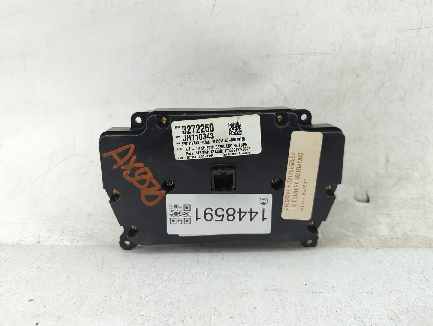 2016 Dodge Challenger Climate Control Module Temperature AC/Heater Replacement P/N:P68293611AC 68293611AC, 5PQ721VXAD Fits O