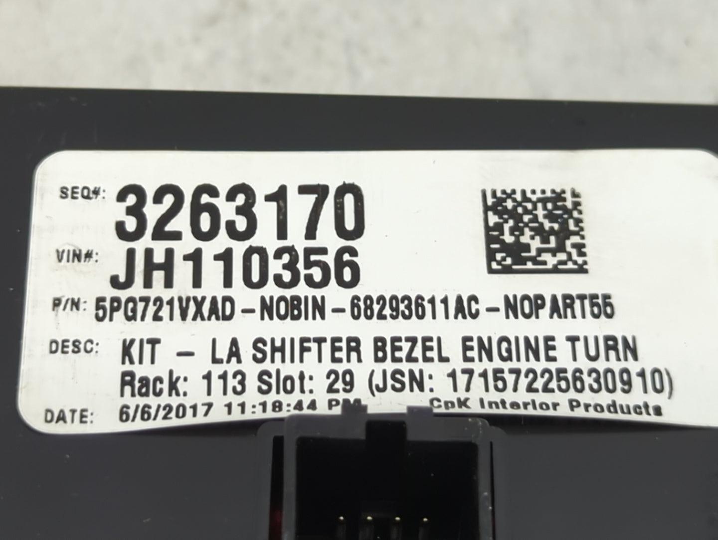 2016 Dodge Challenger Climate Control Module Temperature AC/Heater Replacement P/N:P68293611AC 68293611AC, 5PQ721VXAD Fits O