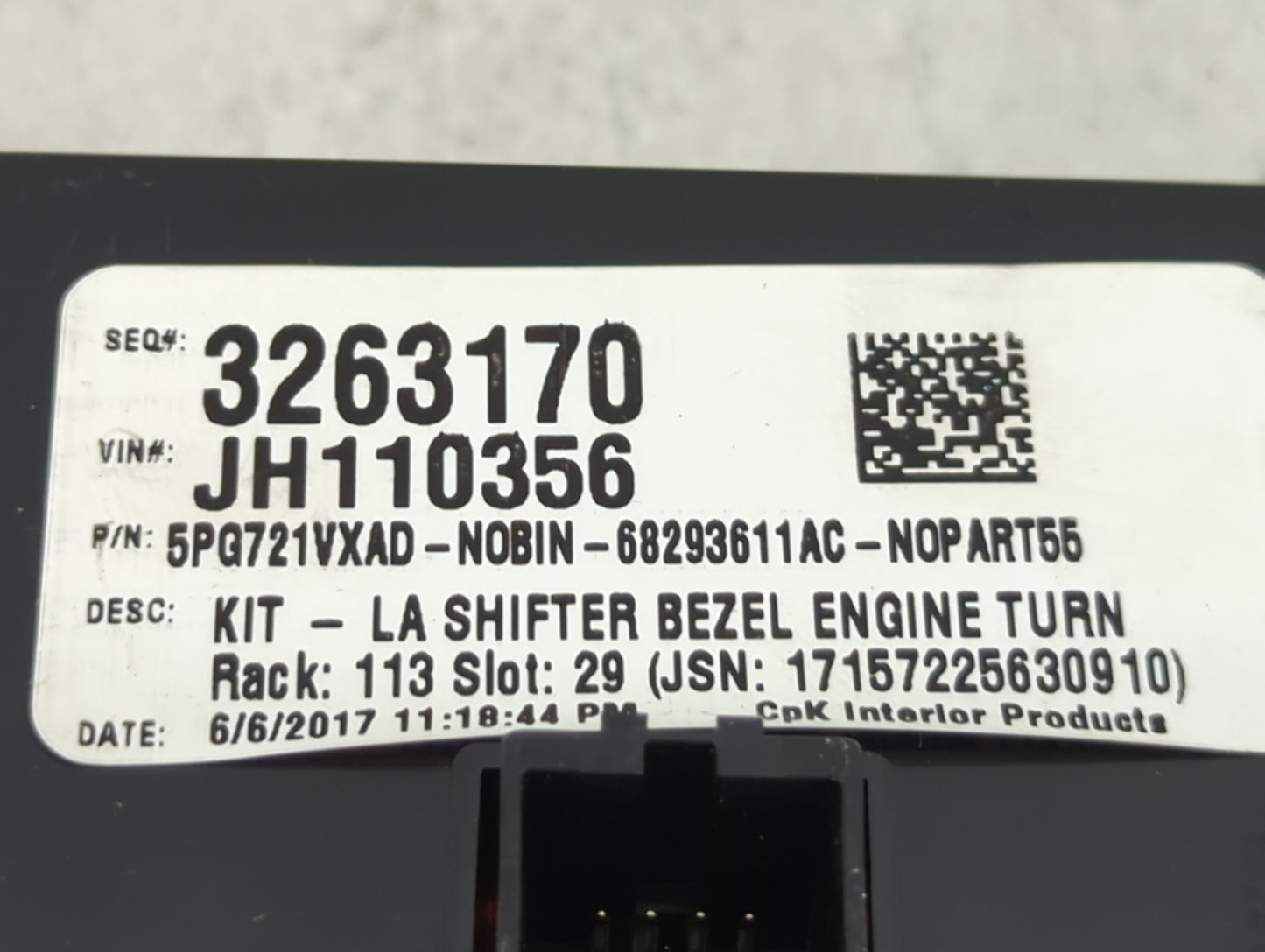 2016 Dodge Challenger Climate Control Module Temperature AC/Heater Replacement P/N:P68293611AC 68293611AC, 5PQ721VXAD Fits O