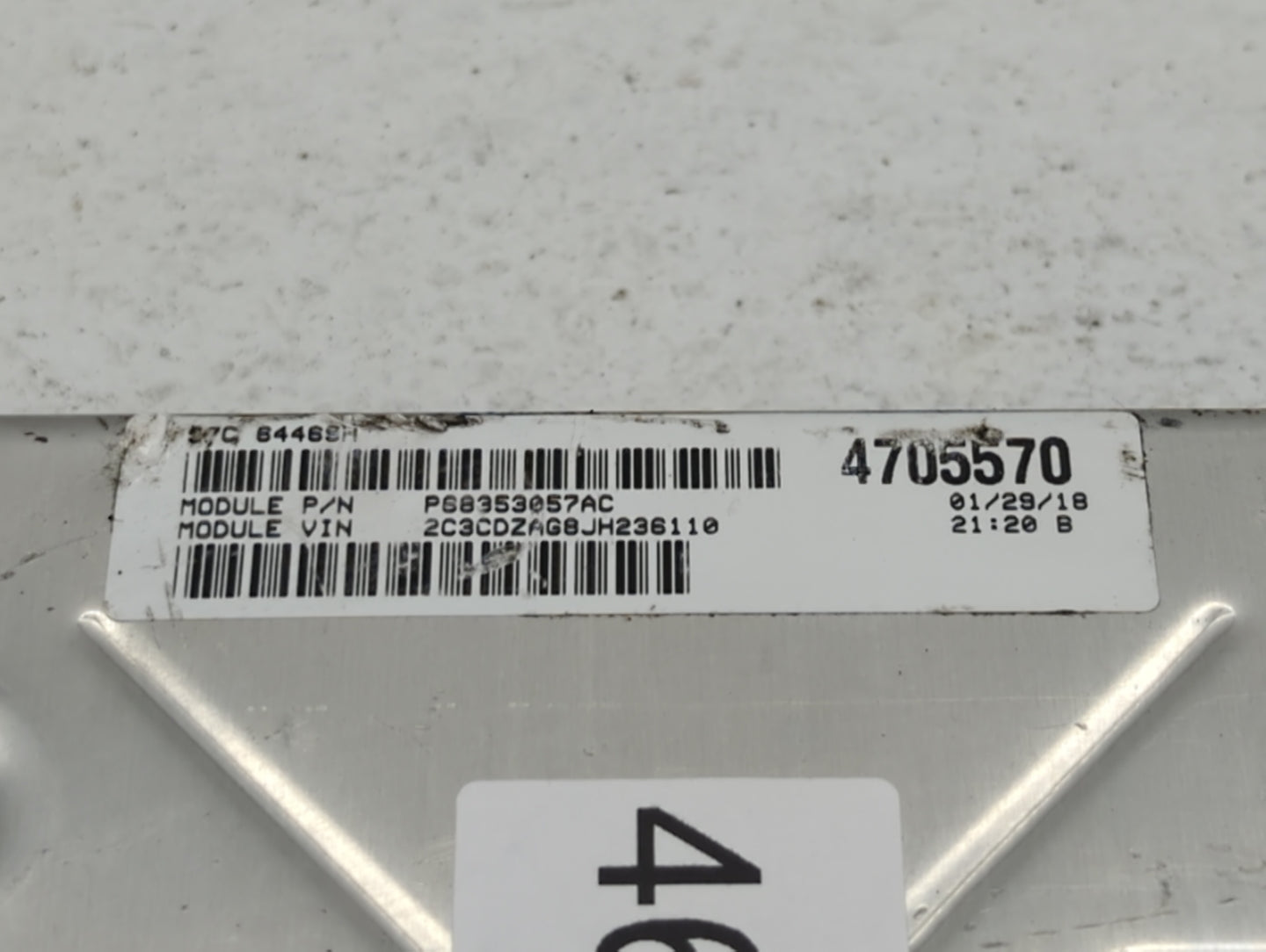 2018-2019 Dodge Challenger PCM Engine Control Computer ECU ECM PCU OEM P/N:P68330904AA P68395663AD Fits Fits 2018 2019 OEM U