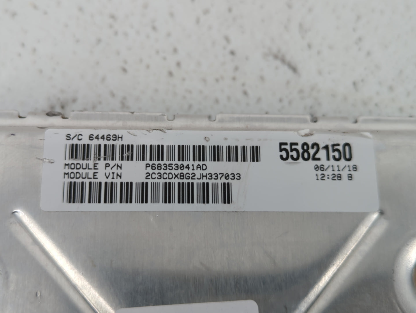 2018-2019 Dodge Challenger PCM Engine Control Computer ECU ECM PCU OEM P/N:P68330904AA P68395663AD Fits Fits 2018 2019 OEM U