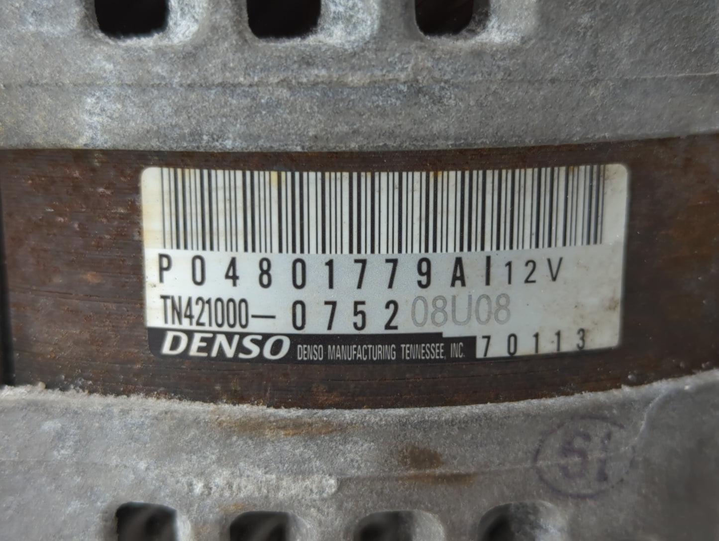 2011-2022 Dodge Challenger Alternator Replacement Generator Charging Assembly Engine OEM P/N:P04801779AI Fits OEM Used Auto 
