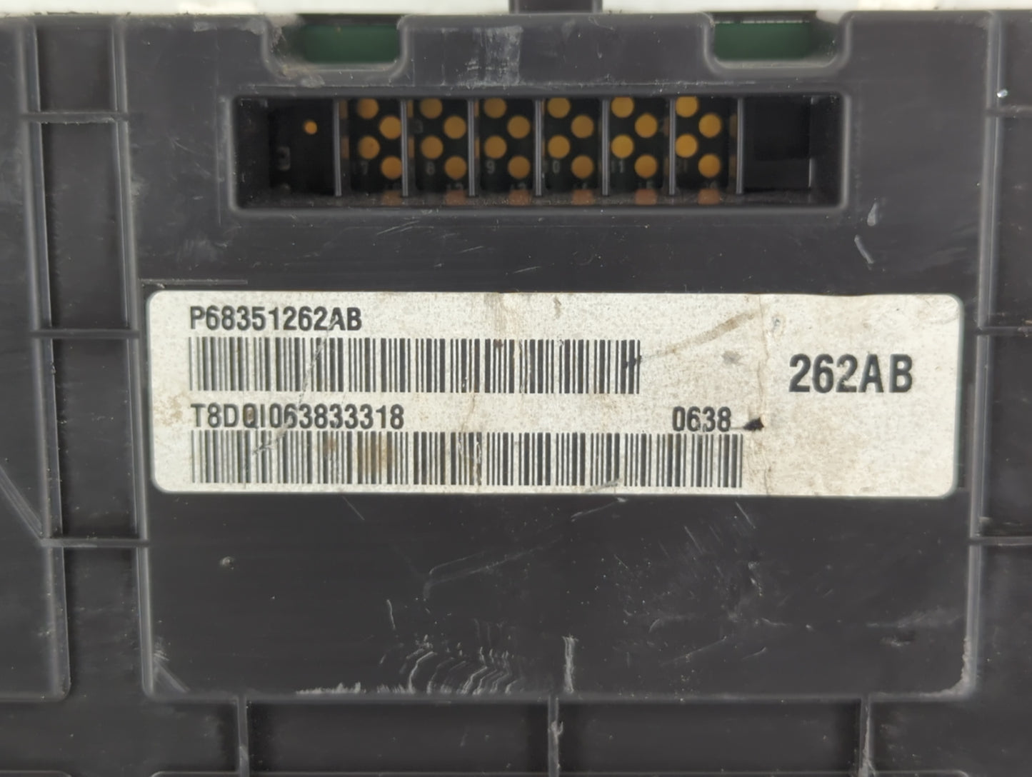 2018 Dodge Challenger Instrument Cluster Speedometer Gauges P/N:P68351262AB Fits OEM Used Auto Parts - Oemusedautoparts1.com