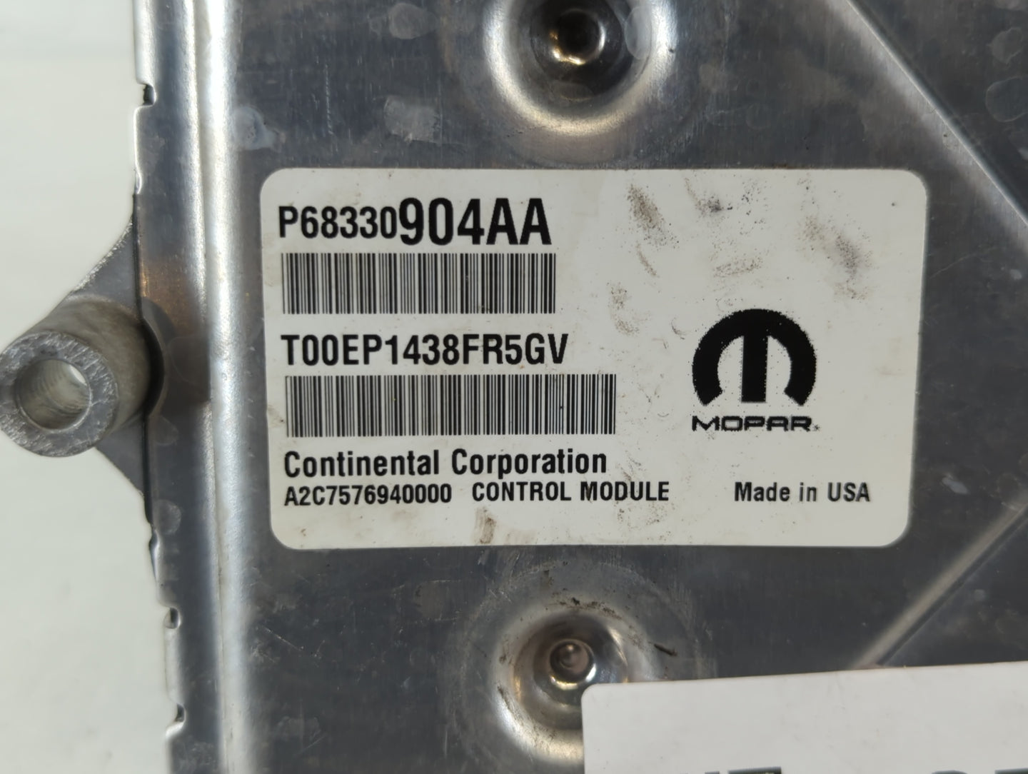 2018-2019 Dodge Challenger PCM Engine Control Computer ECU ECM PCU OEM P/N:P6835057AD P68330904AA Fits Fits 2018 2019 OEM Us