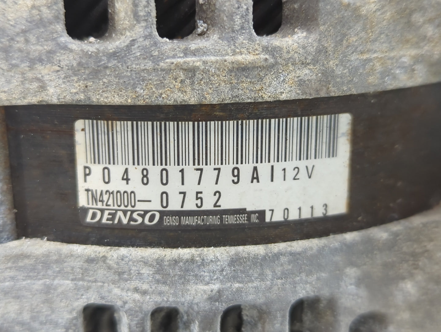 2011-2022 Dodge Challenger Alternator Replacement Generator Charging Assembly Engine OEM P/N:P04801779AI Fits OEM Used Auto 