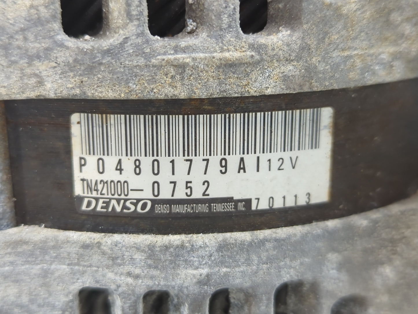 2011-2022 Dodge Challenger Alternator Replacement Generator Charging Assembly Engine OEM P/N:P04801779AI Fits OEM Used Auto 
