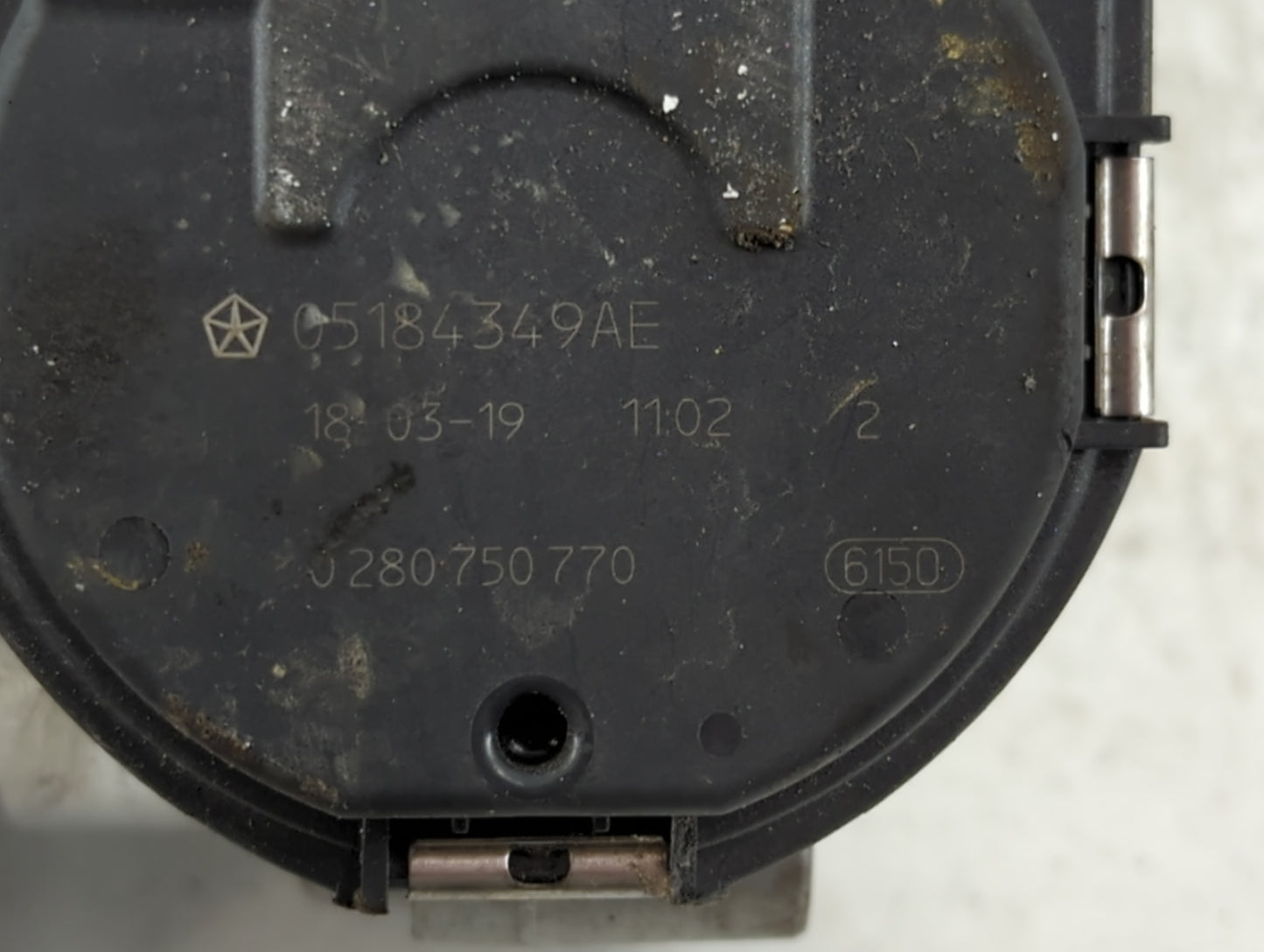 2011-2022 Dodge Challenger Throttle Body P/N:0 280 750 770 05184349AE Fits OEM Used Auto Parts - Oemusedautoparts1.com