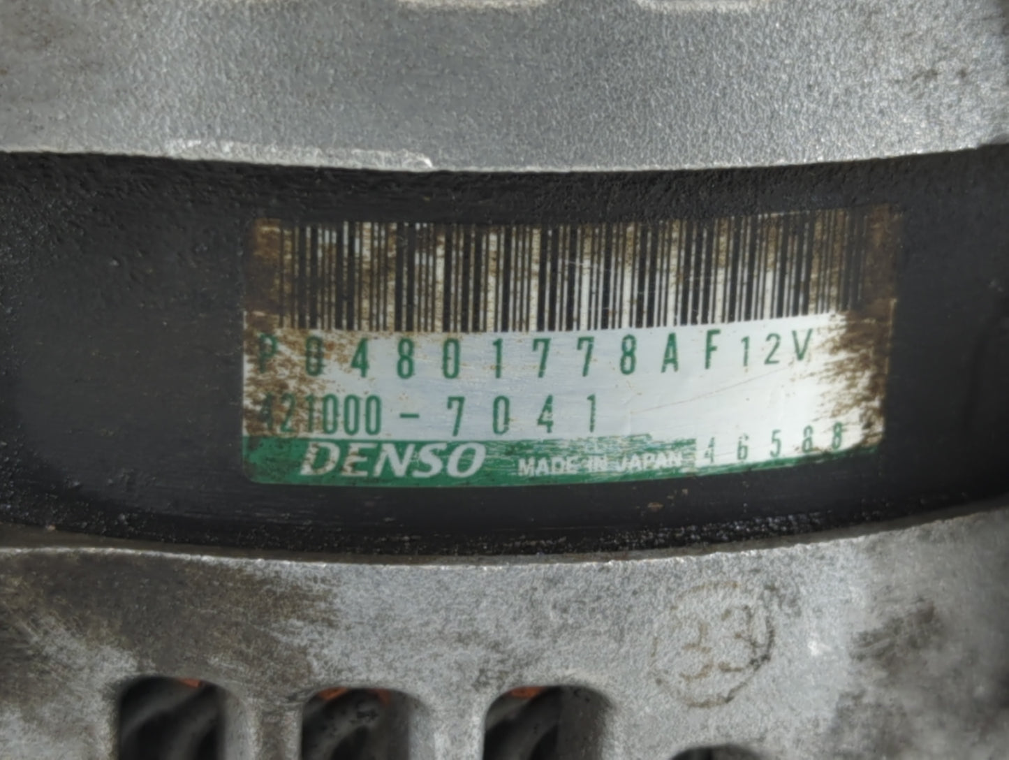 2015-2022 Dodge Challenger Alternator Replacement Generator Charging Assembly Engine OEM P/N:P04801778AF Fits OEM Used Auto 