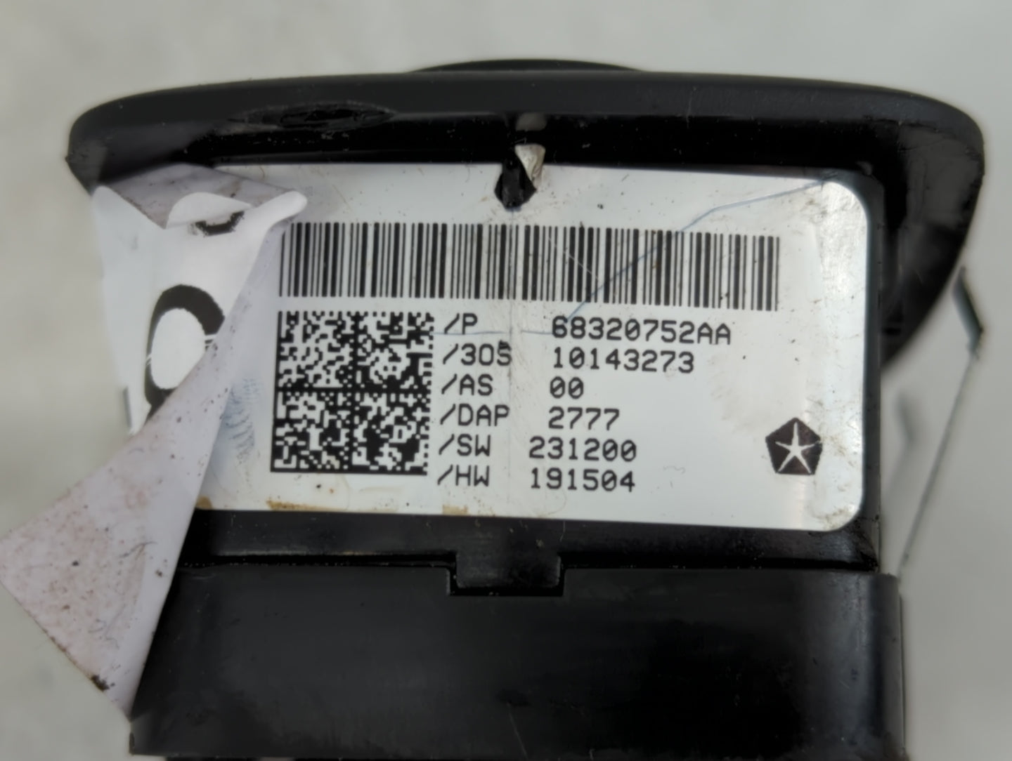 2015-2022 Dodge Challenger Master Power Window Switch Replacement Driver Side Left P/N:68320752AA Fits OEM Used Auto Parts -