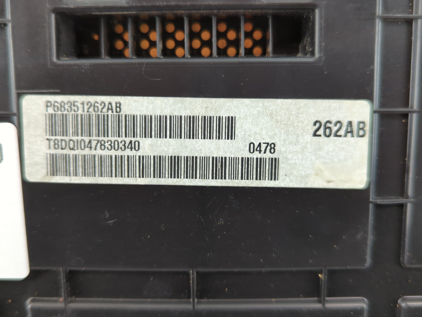 2018 Dodge Challenger Instrument Cluster Speedometer Gauges P/N:P68351262AB Fits OEM Used Auto Parts - Oemusedautoparts1.com