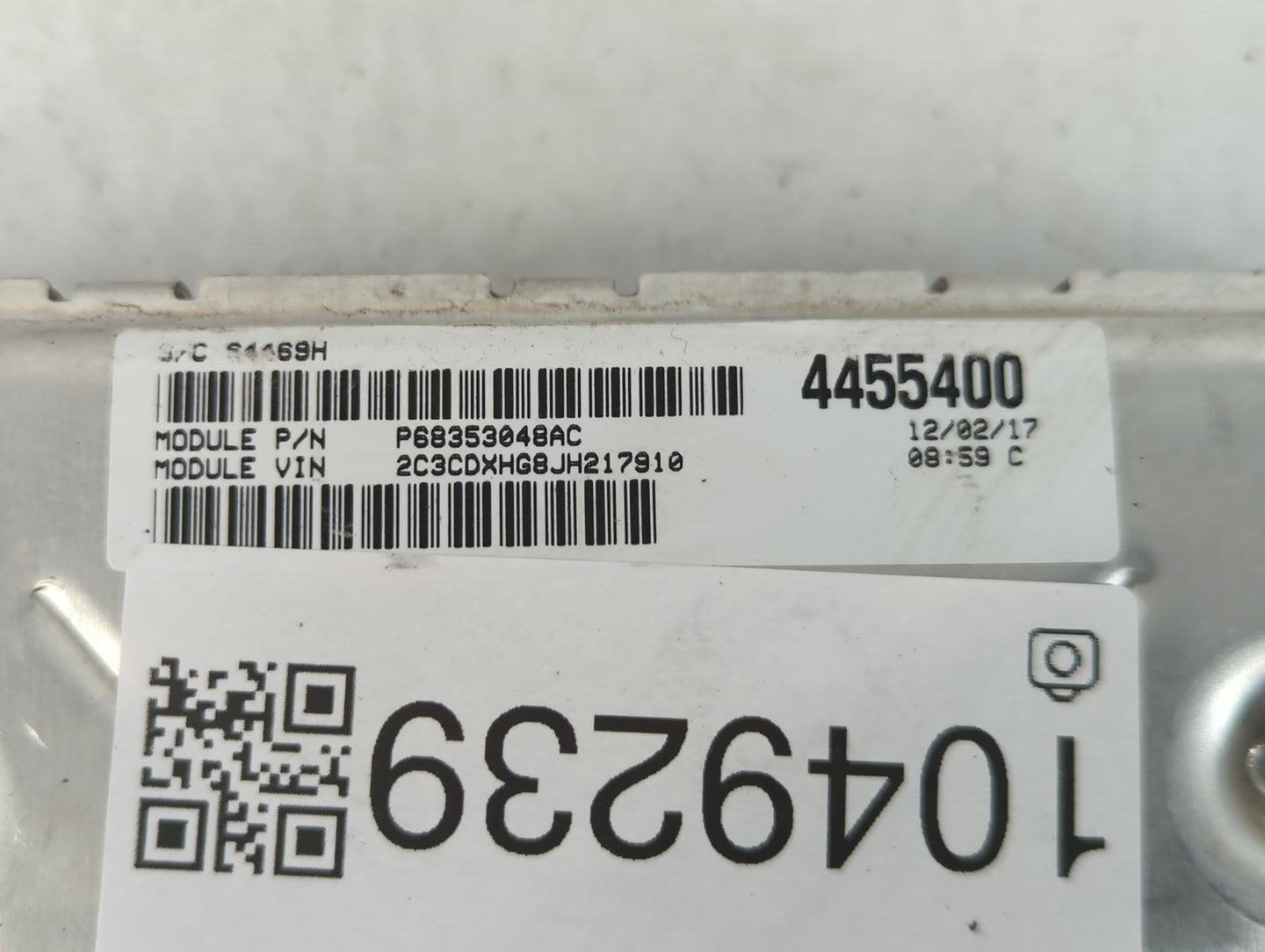 2018-2019 Dodge Charger PCM Engine Control Computer ECU ECM PCU OEM P/N:P68330904AA P68353048AC Fits Fits 2018 2019 OEM Used