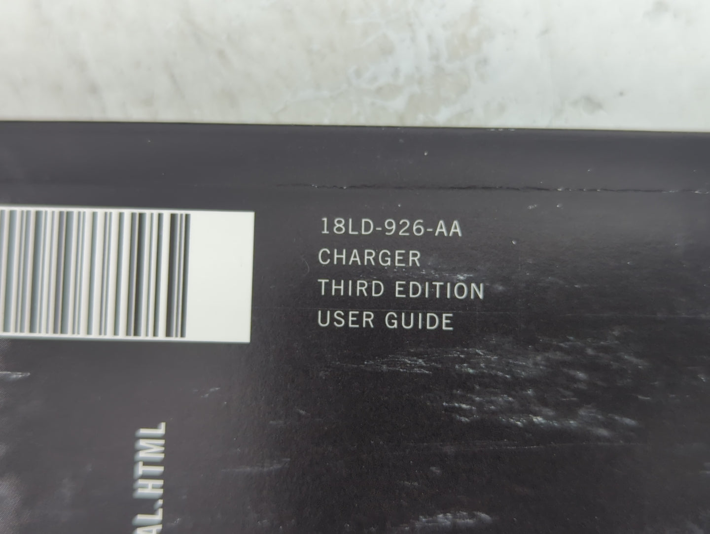 2018 Dodge Charger Owners Manual Book Guide P/N:18LD-926-AA OEM Used Auto Parts - Oemusedautoparts1.com